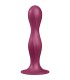 SATISFYER DOUBLE BALL R DILDO SILICONA GRANATE