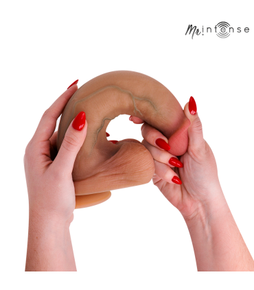MR INTENSE BRUCE XL SILICONE DILDO WITH TESTICLES 255 CM O 55 CM