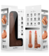 MR INTENSE BRUCE XL SILICONE DILDO WITH TESTICLES 255 CM O 55 CM