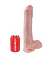 KING COCK - REALISTIC DILDO WITH TESTICLES AND SUCTION CUP 38 CM FLESH