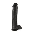 KING COCK - REALISTIC DILDO WITH TESTICLES 38 CM BLACK