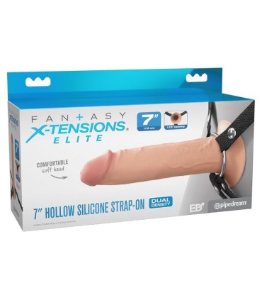 FANTASY X TENSIONS ELITE 178 CM HOLLOW SILICONE STRAP ON