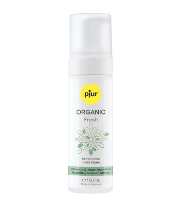 PJUR ORGANIC FRESH ESPUMA REFRESCANTE VEGANA SIN ENJUAGUE 150 ML