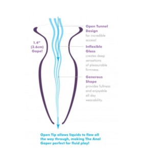 ANAL FANTASY ELITE MEGA ANAL GAPER CLEAR ANAL PLUG