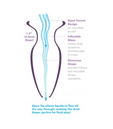 ANAL FANTASY ELITE MEGA ANAL GAPER CLEAR ANAL PLUG