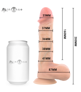 MR INTENSE LOGAN VIBRATOR DILDO SILICONE WITH HEAT EFFECT AND REMOTE CONTROL 20 CM O 41 CM