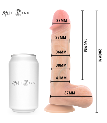 MR INTENSE LOGAN VIBRATOR DILDO SILICONE WITH HEAT EFFECT AND REMOTE CONTROL 20 CM O 41 CM