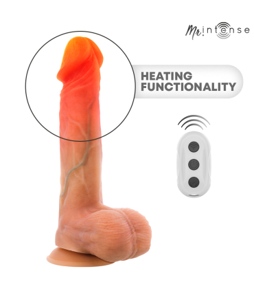 MR INTENSE LOGAN VIBRATOR DILDO SILICONE WITH HEAT EFFECT AND REMOTE CONTROL 20 CM O 41 CM
