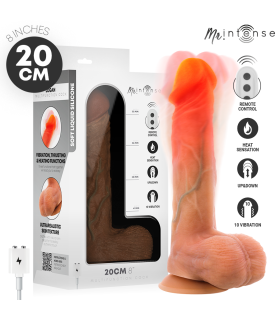 MR INTENSE LOGAN VIBRATOR DILDO SILICONE WITH HEAT EFFECT AND REMOTE CONTROL 20 CM O 41 CM