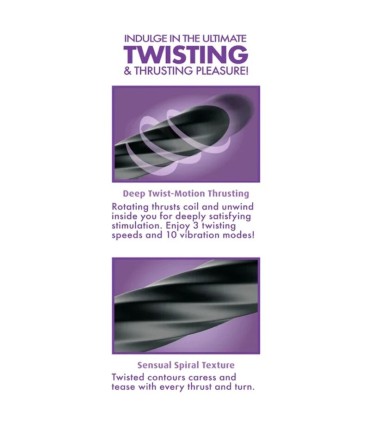 ANAL FANTASY ELITE TWIST ECSTASY RECHARGEABLE ROTATING ANAL STIMULATOR
