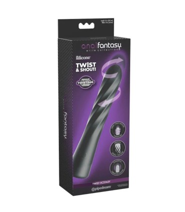 ANAL FANTASY ELITE TWIST ECSTASY RECHARGEABLE ROTATING ANAL STIMULATOR