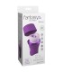 FANTASY FOR HER LUSH KISS PLUSH PURPLE SUCTION LICKING CLITORAL STIMULATOR