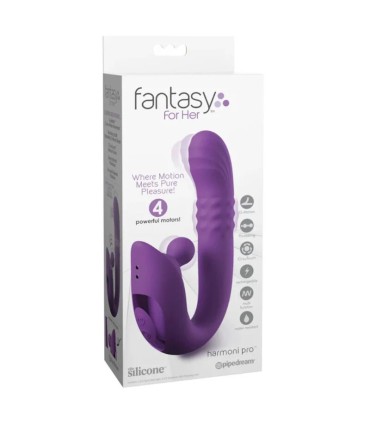 FANTASY FOR HER HARMONI PRO PURPLE G SPOT CLITORAL RABBIT VIBRATOR