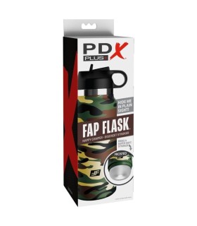 PDX PLUS FAP FLASK HAPPY CAMPER DISCREET MASTURBATOR CAMOUFLAGE