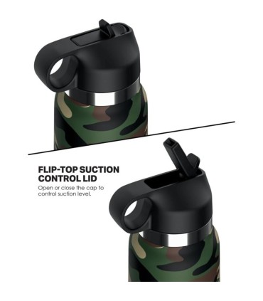 PDX PLUS FAP FLASK HAPPY CAMPER DISCREET MASTURBATOR CAMOUFLAGE