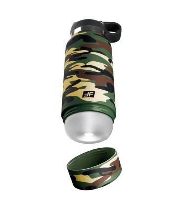 PDX PLUS FAP FLASK HAPPY CAMPER DISCREET MASTURBATOR CAMOUFLAGE