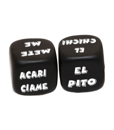 DIABLO PICANTE 2 DADOS ACCION Y PARTE DEL CUERPO