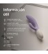 LELO INA TWIST DOUBLE VIBRATOR RABBIT FOR G SPOT AND CLITORIS LAVENDER