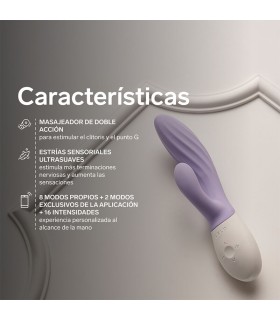 LELO INA TWIST DOUBLE VIBRATOR RABBIT FOR G SPOT AND CLITORIS LAVENDER