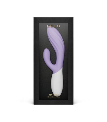 LELO INA TWIST DOUBLE VIBRATOR RABBIT FOR G SPOT AND CLITORIS LAVENDER