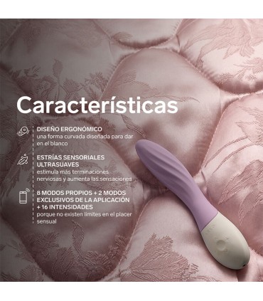 LELO MONA TWIST RECHARGEABLE APP CONTROLLED G SPOT VIBRATOR LAVENDER