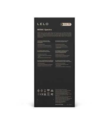 LELO MONA SPECTRA RED LIGHT INTIMATE MASSAGER RECHARGEABLE APP CONTROLLED