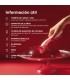 LELO MONA SPECTRA RED LIGHT INTIMATE MASSAGER RECHARGEABLE APP CONTROLLED
