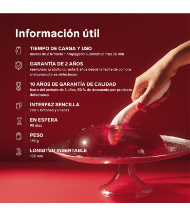 LELO MONA SPECTRA RED LIGHT INTIMATE MASSAGER RECHARGEABLE APP CONTROLLED