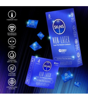 SKINS LATEX FREE CONDOMS PACK OF 4