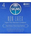 SKINS - LATEX-FREE CONDOMS PACK OF 4