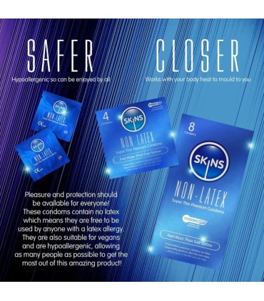 SKINS LATEX FREE CONDOMS PACK OF 8