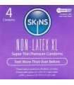 SKINS - LATEX-FREE CONDOMS XL PACK OF 4
