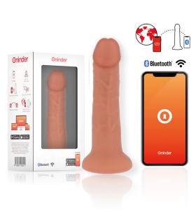 ONINDER LARGE BOGOTA DILDO VIBRADOR 9 VELOCIDADES NATURAL 22 CM O 45 CM APP GRATUITA