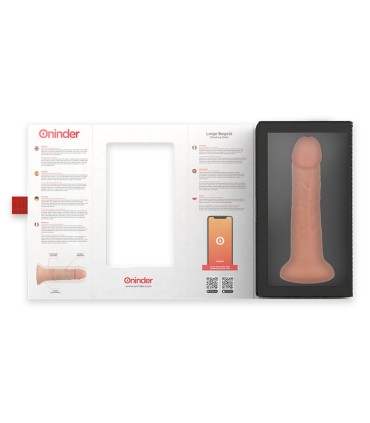 ONINDER LARGE BOGOTA DILDO VIBRADOR 9 VELOCIDADES NATURAL 22 CM O 45 CM APP GRATUITA