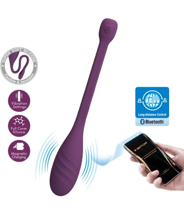 PRETTY LOVE LEVIATHAN VIBRADOR CONTROLADO POR APP MORADO