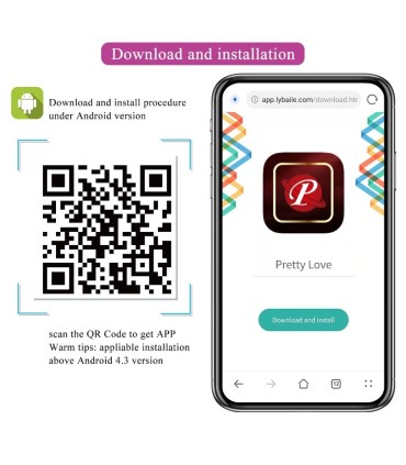 PRETTY LOVE LEVIATHAN VIBRADOR CONTROLADO POR APP MORADO