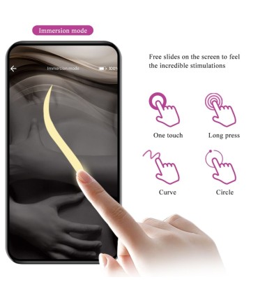 PRETTY LOVE LEVIATHAN VIBRADOR CONTROLADO POR APP MORADO