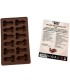 DIABLO PICANTE CHOCOLATE MOLD WITH 12 SILICONE PENISES FOR HANGING RED