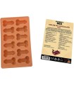 DIABLO PICANTE - CHOCOLATE MOLD WITH 12 SILICONE PENISES FOR HANGING VANILLA