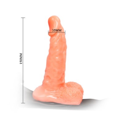 BAILE ARNES CON PENE REALISTICO Y BRAGUITA AJUSTABLE ULTRA PASSIONATE 155 CM