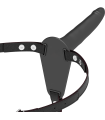 FETISH SUBMISSIVE HARNESS - SILICONA NEGRO 15 CM