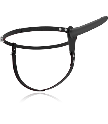 FETISH SUBMISSIVE HARNESS SILICONA NEGRO 15 CM