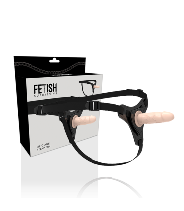 FETISH SUBMISSIVE HARNESS SILICONA FLESH REALISTIC 125 CM