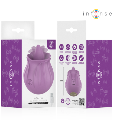 INTENSE AZALEA FLOWER CLIT STIMULATING 10 VIBRATIONS PURPLE