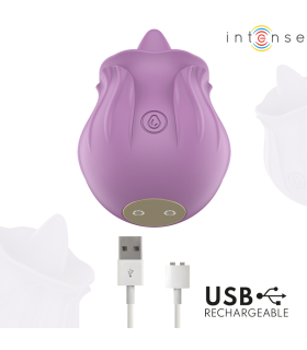 INTENSE AZALEA FLOWER CLIT STIMULATING 10 VIBRATIONS PURPLE