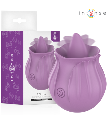 INTENSE AZALEA FLOWER CLIT STIMULATING 10 VIBRATIONS PURPLE