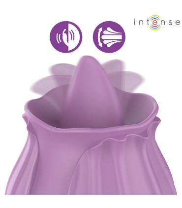INTENSE AZALEA FLOWER CLIT STIMULATING 10 VIBRATIONS PURPLE