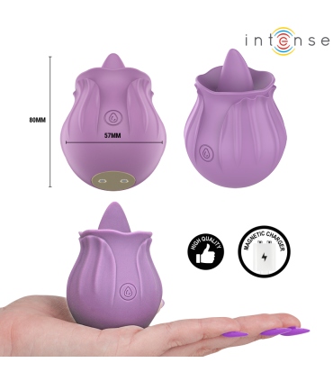 INTENSE AZALEA FLOWER CLIT STIMULATING 10 VIBRATIONS PURPLE