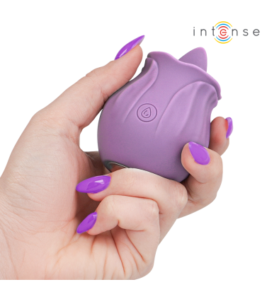 INTENSE AZALEA FLOWER CLIT STIMULATING 10 VIBRATIONS PURPLE