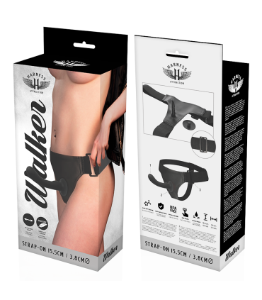 HARNESS ATTRACTION ARNES SILICONA WALKER G SPOT 155 CM O 38 CM
